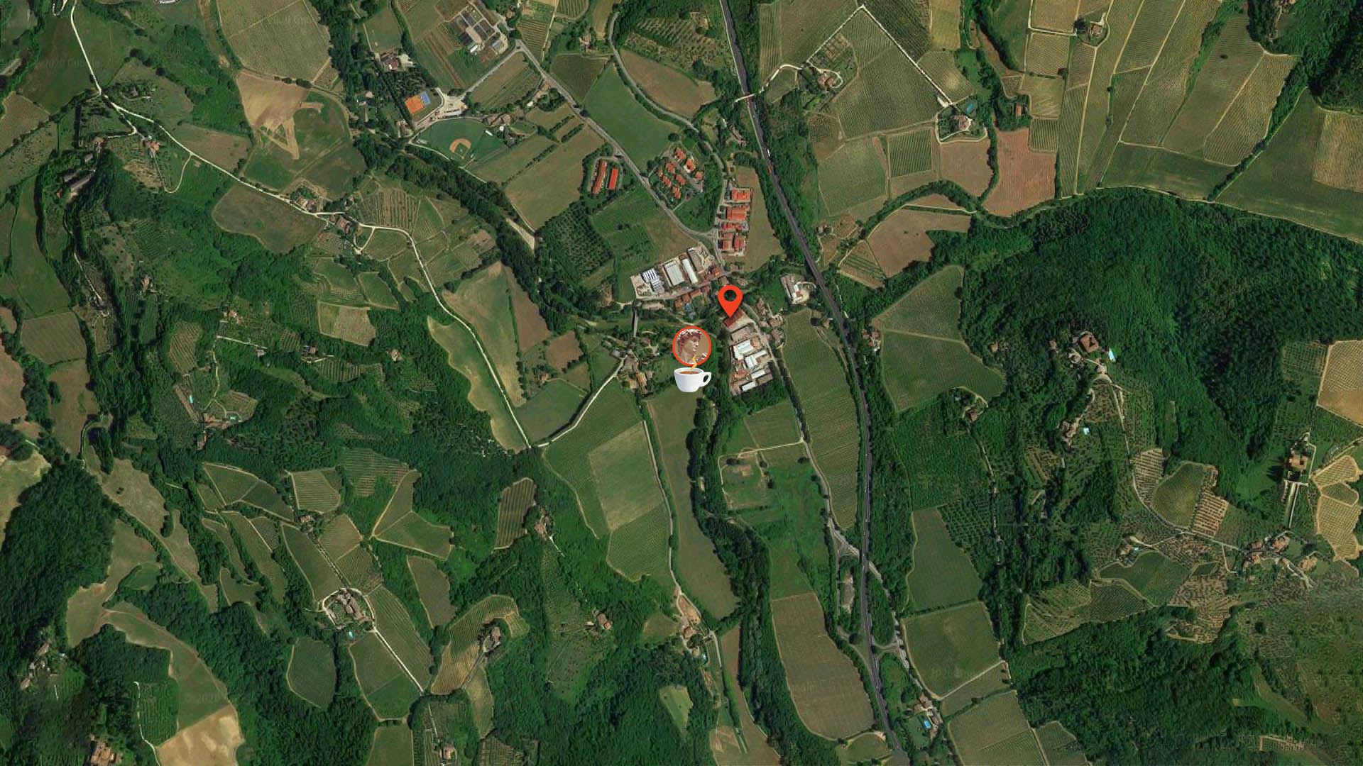 L'azienda Il Caffè Manaresi è nel cuore della Toscana, sull'antica Via Cassia
